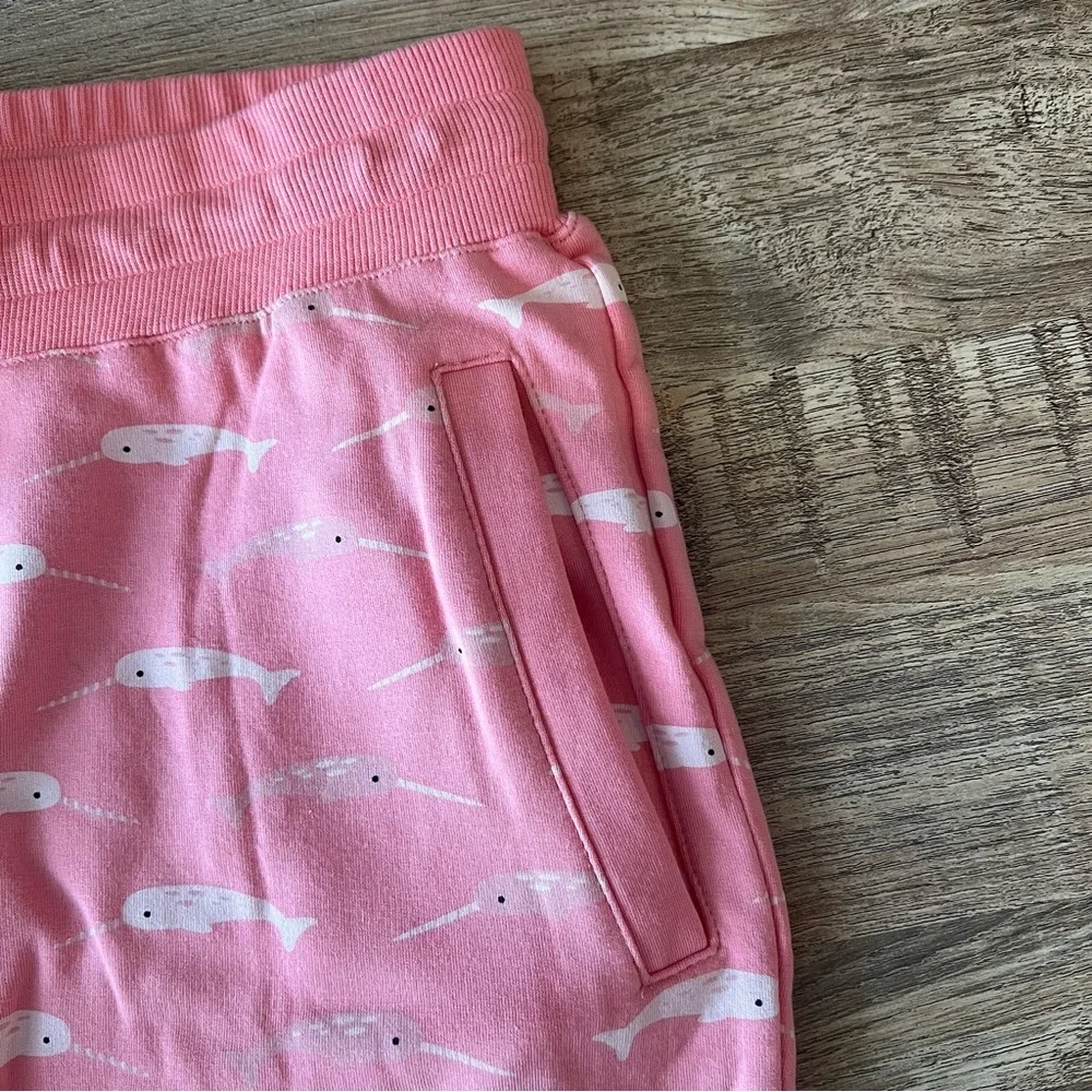 KicKee Pants Pink Narwhal Print Lounge Jogger - Picture 2 of 5